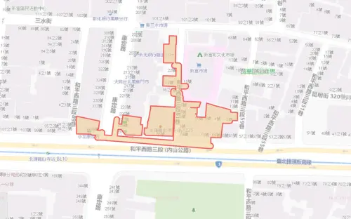 ▲台北市10月6日停水範圍。（圖／自來水公司water.gov.tw）