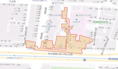 ▲台北市10月6日停水範圍。（圖／自來水公司water.gov.tw）