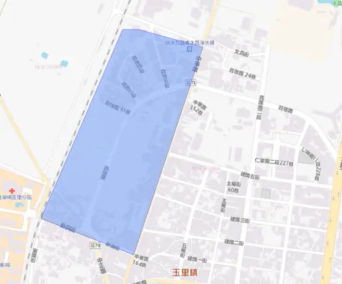 ▲花蓮縣10月6日停水範圍。（圖／自來水公司water.gov.tw）