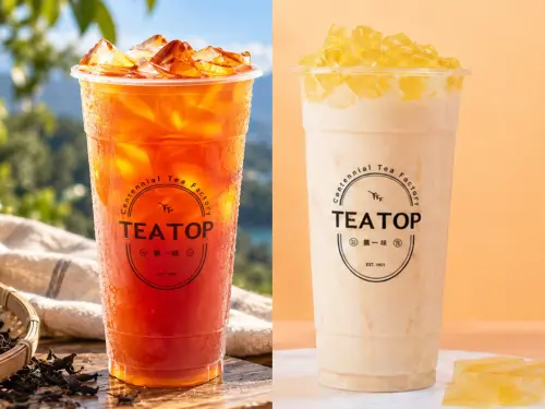 ▲TEA TOP日月潭紅茶大杯21元！奶茶「第二杯半價」連假優惠。（圖／TEA TOP teatop.com.tw）