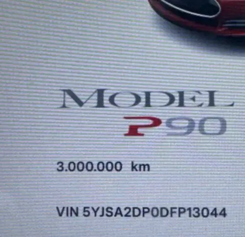 ▲德國車主吉米恩（Hansjörg Gemmingen）在2026年9月30日於社群開新宣布，自己的Model S行駛里程正式突破300萬公里。（圖／翻攝X）