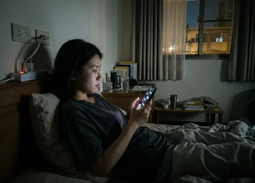 ▲無論選擇深色或淺色模式，若長時間在黑暗環境近距離盯著螢幕，又沒有適時讓眼睛休息，仍可能增加乾澀與視覺疲勞等問題。（圖／Gemini製圖、記者賴禹妡製）