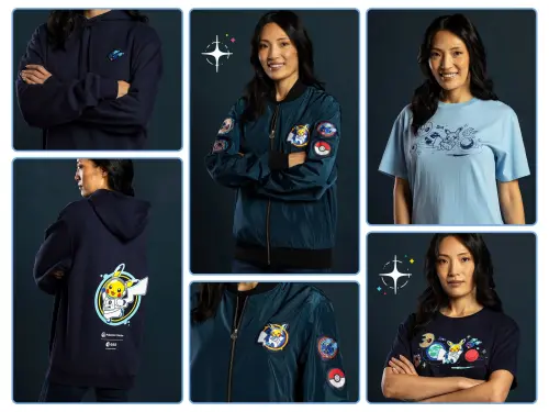 ▲「Pokémon × ESA」推出以太空皮卡丘為主題的服飾。（圖／翻攝自寶可夢官網）