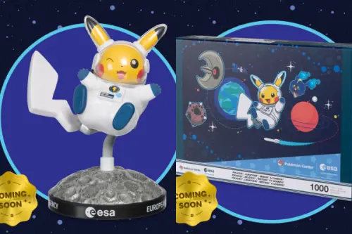 ▲「Pokémon × ESA」未來也會推出模型、拼圖等。（圖／翻攝自寶可夢官網）