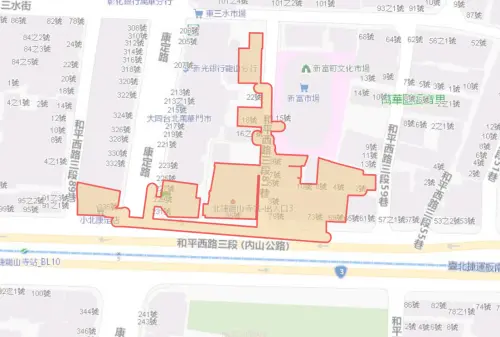 ▲台北市10月7日停水範圍。（圖／自來水公司water.gov.tw）