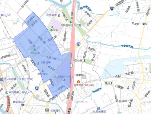 ▲高雄市10月7日停水範圍。（圖／自來水公司water.gov.tw）