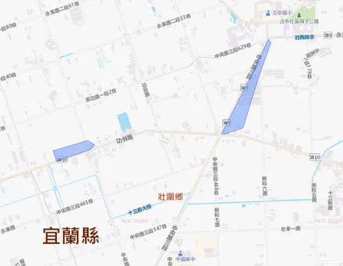 ▲宜蘭縣10月7日停水範圍。（圖／自來水公司water.gov.tw）