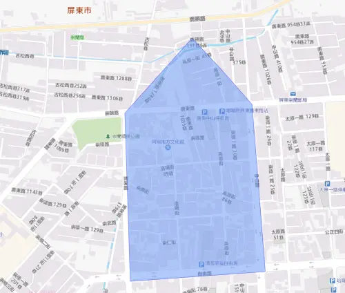 ▲屏東縣10月7日停水範圍。（圖／自來水公司water.gov.tw）