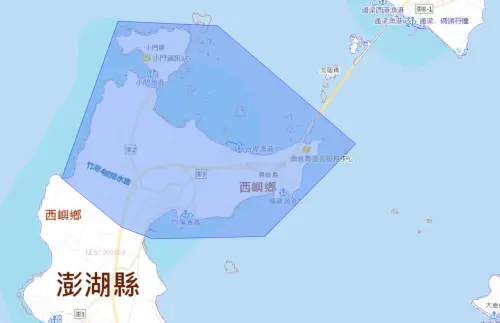 ▲澎湖縣10月7日停水範圍。（圖／自來水公司water.gov.tw）