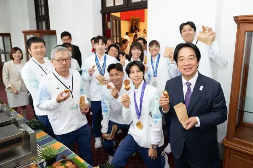 接見亞運代表團！賴清德：選手站上國際舞台就是國家驕傲