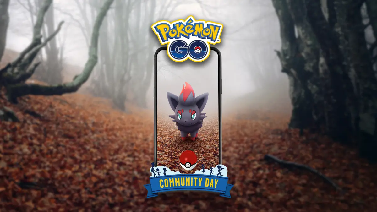 ▲《Pokémon GO》10月社群日主角是索羅亞，社群日活動將在10月10日雙十國慶14:00 至 17:00登場。（圖／《Pokémon GO》）
