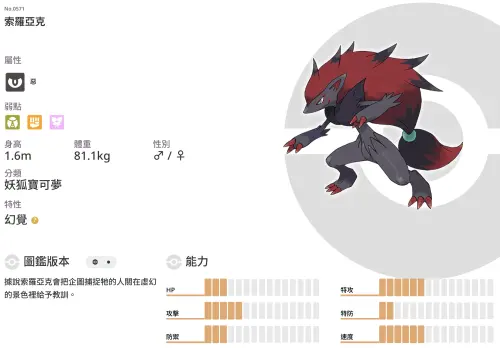 ▲只要在當天21:00前把索羅亞進化成索羅亞克，索羅亞克就會學會「突襲」。（圖／翻攝自寶可夢官網）
