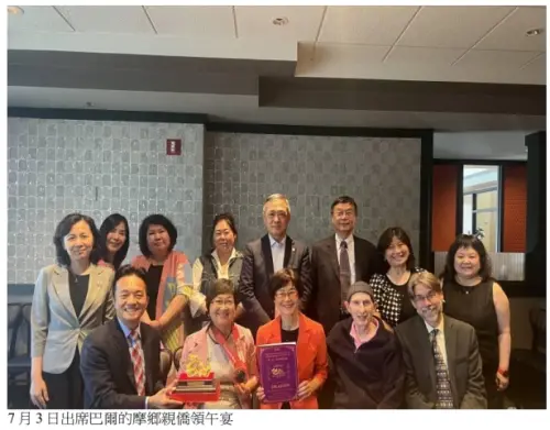 民眾黨再秀照片控徐佳青說謊！丈夫、兒子現身公務餐宴