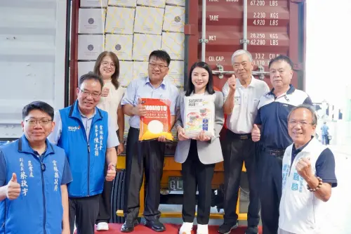 西螺濁水米首度外銷澳洲35噸！張嘉郡喊：布局歐洲、中南美洲