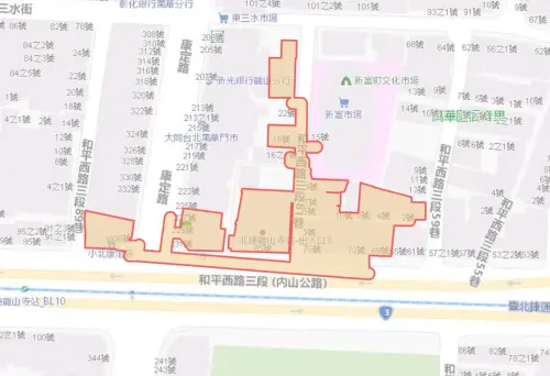 ▲台北市10月8日停水範圍。（圖／自來水公司water.gov.tw）