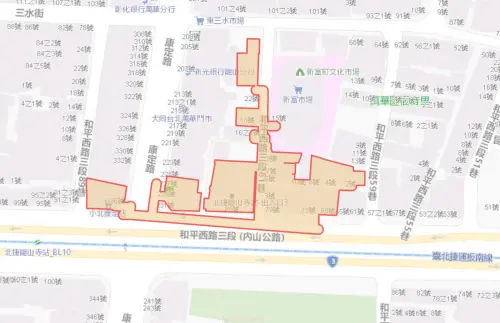 ▲台北市10月8日停水範圍。（圖／自來水公司water.gov.tw）