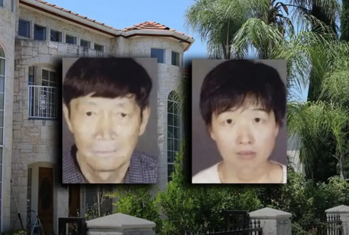 ▲美國加州一對華裔夫婦，涉嫌虐待透過代孕手段，生下的21名孩子。（圖／翻攝自CBS）