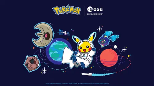 ▲寶可夢與歐洲太空總署（ESA）合作迎接2026世界太空週，推出太空飛行員皮卡丘。（圖／翻攝自ESA）