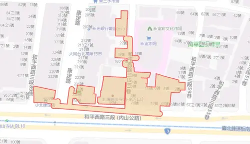 ▲台北市10月9日停水範圍。（圖／自來水公司water.gov.tw）