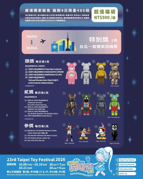 ▲「2026台北國際玩具創作大展」限定福袋。（圖／Taipei Toy Festival臉書）