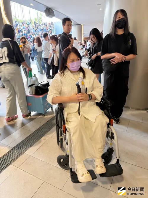 ▲新北的婷婷今天是壽星，搶到生日場直呼好幸福。（圖／記者陳雅蘭攝）