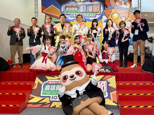 ▲「第七屆高雄國際動漫節」10/9-10/12在高雄巨蛋一連展出四天，集結各式好物，舞台活動也很精彩。（圖／記者陳美嘉攝，2026.10.09）
