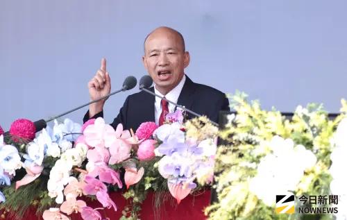 ▲韓國瑜今於國慶大會脫稿演說18分鐘，不僅許下三大願望，更直言賴清德有政治潔癖、警示假民主真獨裁。（圖／記者朱永強攝 ,2026.10.10）