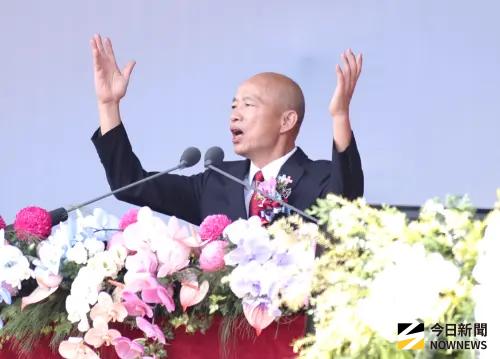 韓國瑜喊假民主真獨裁！黨政人士批難堪：慶典變政治攻擊舞台