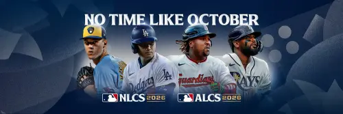 ▲2026年美國職棒大聯盟（MLB）季後賽正式進入國家聯盟冠軍賽與美國聯盟冠軍賽的高潮。（圖／取自MLB官方X）
