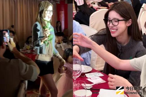 ▲李多慧受邀參加資深粉絲的婚宴，牽著花童擔任開場嘉賓，本人也感受到台韓婚宴文化的不同。（圖／讀者提供）