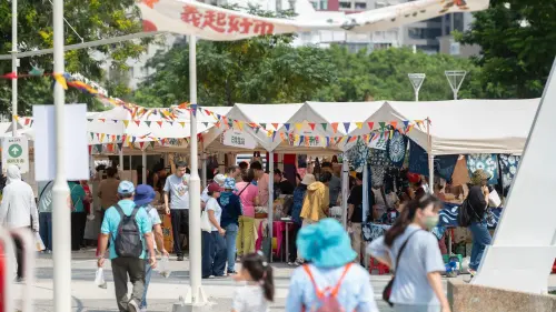 ▲除了定向越野，現場也規劃「義路溯源」五大文化展區，另有客庄市集、舞台演出及親子體驗，讓大小朋友從不同角度探索客家文化。（圖／高市府客委會提供）