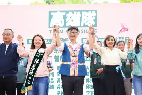 林慧欣競選總部成立　邱議瑩、賴瑞隆站台力挺