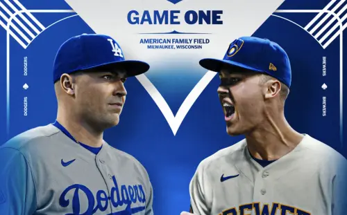 MLB季後賽10/12賽程》國聯冠軍賽G1道奇VS釀酒人！2王牌先發搶勝