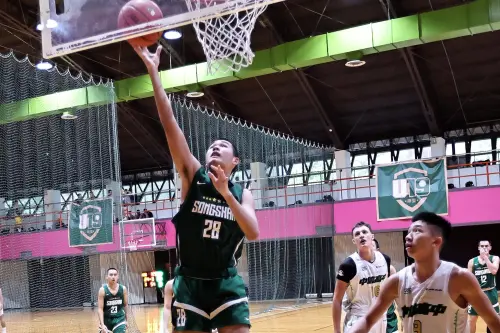 ▲松山高中在U19籃球聯盟單日兩戰取得1勝1敗，今天以高一球員為主出賽，成為重要練兵機會。（圖／U19籃球聯盟提供）