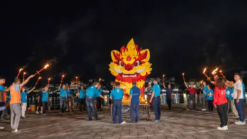 左營萬年季火獅燒化祈福圓滿落幕