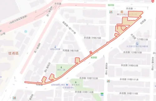 ▲台北市10月13日停水範圍。（圖／自來水公司water.gov.tw）