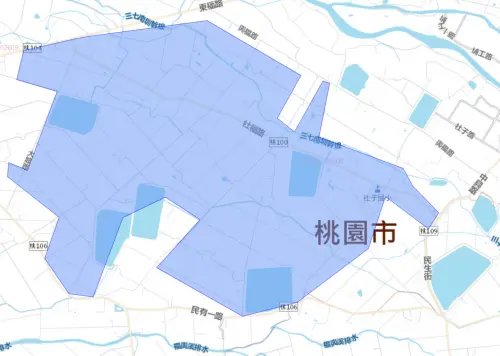 ▲桃園市10月13日停水範圍。（圖／自來水公司water.gov.tw）