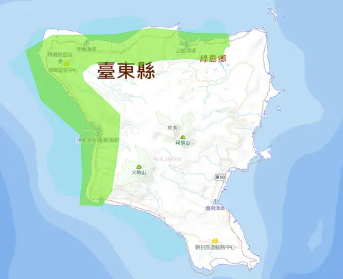 ▲台東縣10月13日降壓範圍。（圖／自來水公司water.gov.tw）
