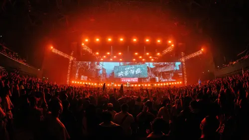 ▲「拍謝少年【噪音特區Noise Zone】高流演唱會」10日晚間湧入三千名粉虱應援。（圖／高流提供）