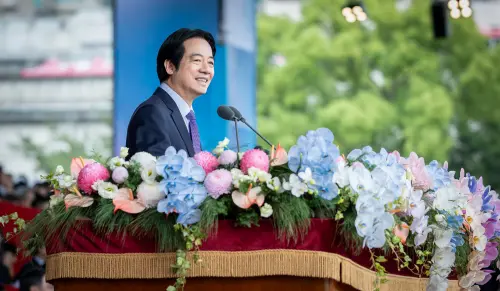 President Lai Ching-te delivers his third National Day address since taking office at the 2026 National Day celebration. (Office of the President)