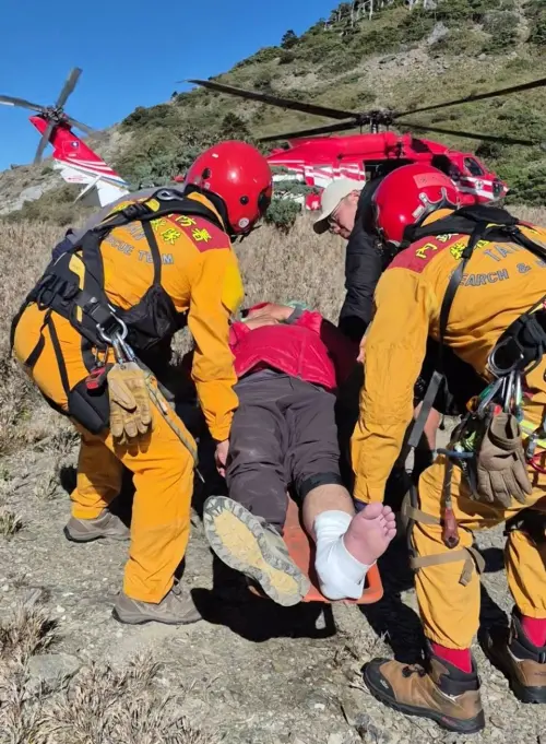 男南湖大山腳傷搭直升機脫困　未按規登山罰2萬
