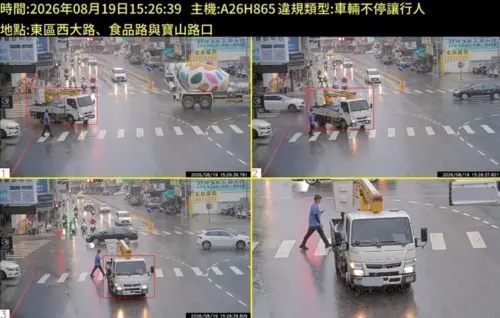 ▲新竹市警察局長陳源輝則提醒，駕駛行經路口或行人穿越道時，務必落實「慢、看、停」，留意是否有行人穿越。（圖／新竹市警察局）