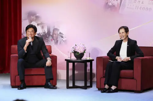 ▲中信慈善基金會董事長辜仲諒於座談透露與涂阿玉相識過往，請涂阿玉提供年輕高爾夫選手克服困境、自我突破的建議。（圖／中信銀行提供）