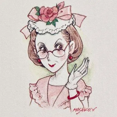 ▲渡邊雅子筆下的自畫像，她漫畫生涯橫跨70多年，直到90多歲仍持續創作。（圖／翻攝自渡邊雅子官方 X）