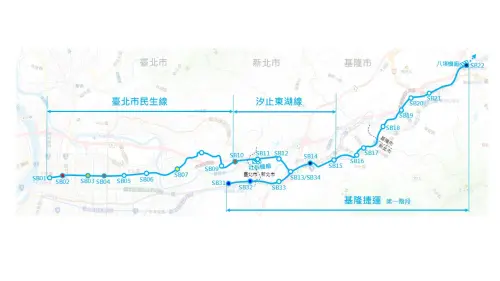 ▲基隆捷運規劃路線圖。（圖／新北市政府）
