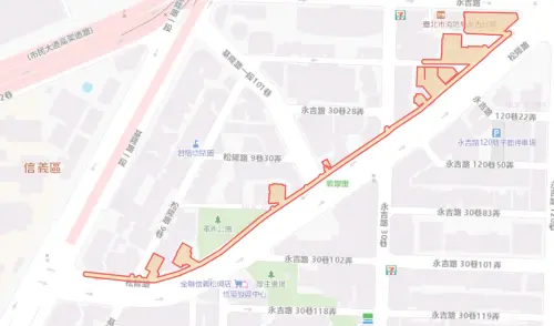 ▲台北市10月14日停水範圍。（圖／自來水公司water.gov.tw）