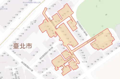 ▲台北市10月14日停水範圍。（圖／自來水公司water.gov.tw）