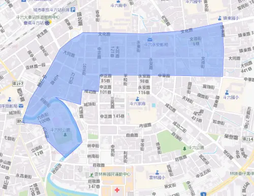 ▲雲林縣10月14日停水範圍。（圖／自來水公司water.gov.tw）