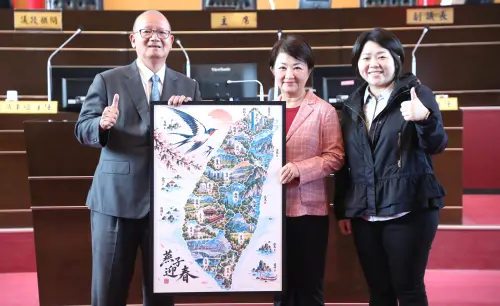 盧秀燕告別議會！藍送「燕子護台灣」　江和樹高喊：飛向總統府