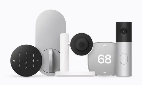▲蘋果攜手LG、Schneider Electric推出Apple Home Collection智慧家庭配件系列，涵蓋攝影機、智慧門鎖、恆溫器及感測器等9款新品，預計12月起於海外陸續上市。（圖／Apple提供）
